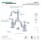 Kingston Brass KS7971AL English Country Bathroom Bridge Faucet, Polished Chrome KS7971AL - alternate 2